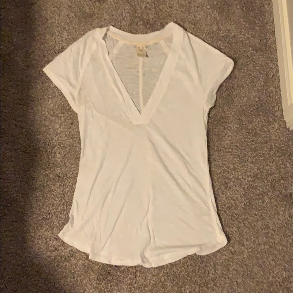 Free People White Tee